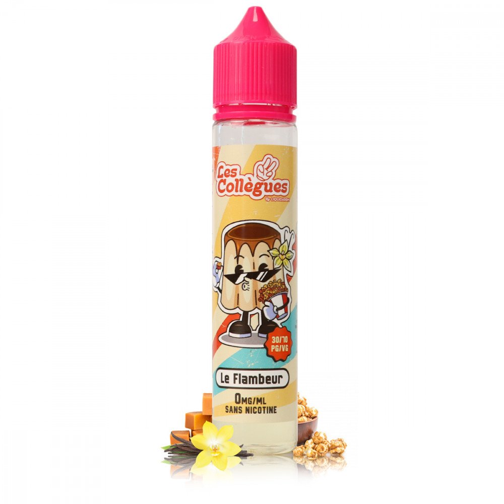 E-liquide Le Flambeur 50ml Les Collègues - LiquidArom