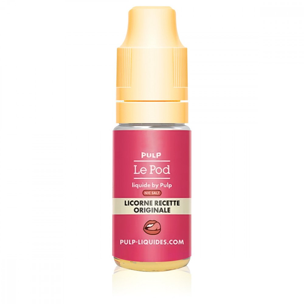 E-liquide Licorne Originale 10ml Le Pod Liquide - Pulp