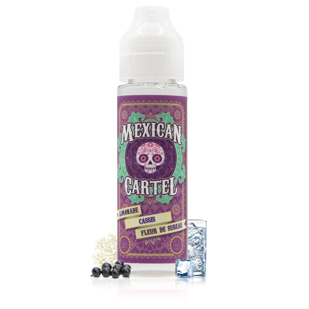 E-liquide Limonade Cassis Fleur de Sureau 50ml - Mexican Cartel