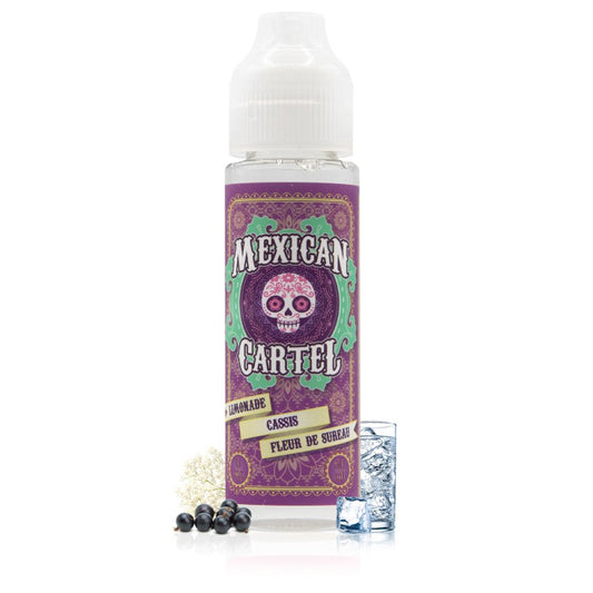 E-liquide Limonade Cassis Fleur de Sureau 50ml - Mexican Cartel