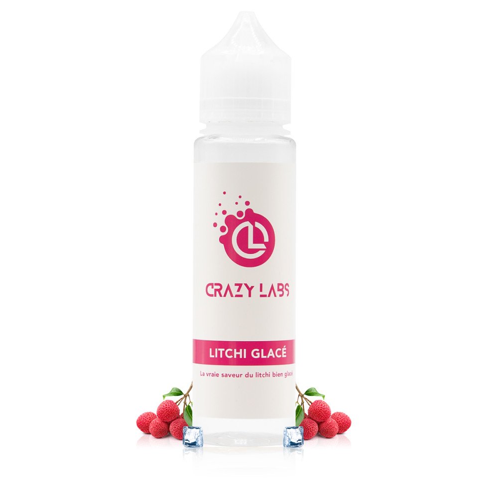 E-liquide Litchi Glacé 50ml - Crazy Labs