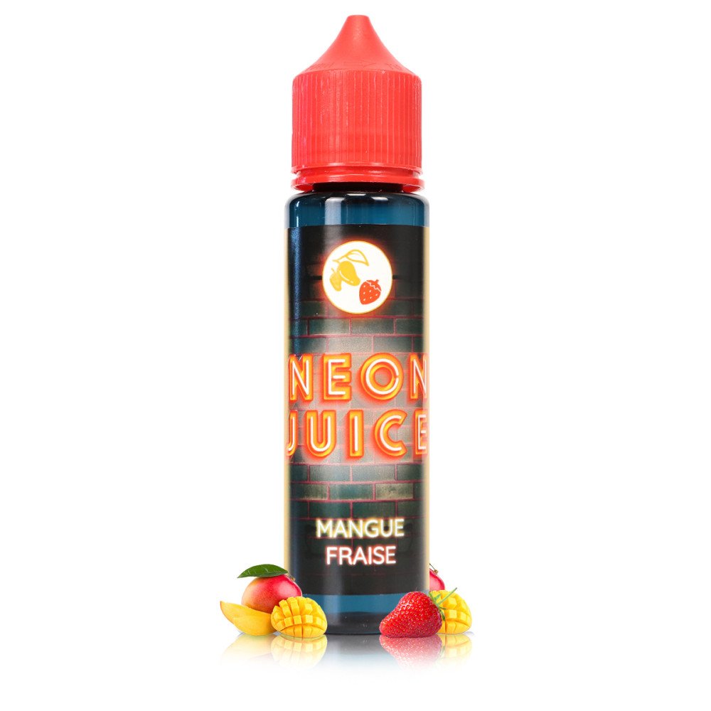 E-liquide Mangue Fraise 50ml Néon Juice - Biarritz Lab