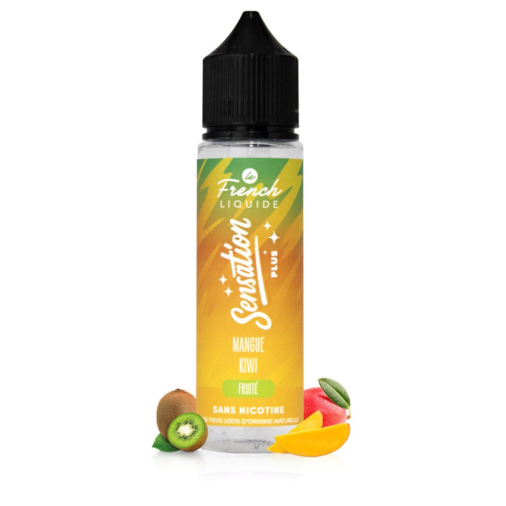 E-liquide Mangue Kiwi 50ml Sensation - Le French Liquide