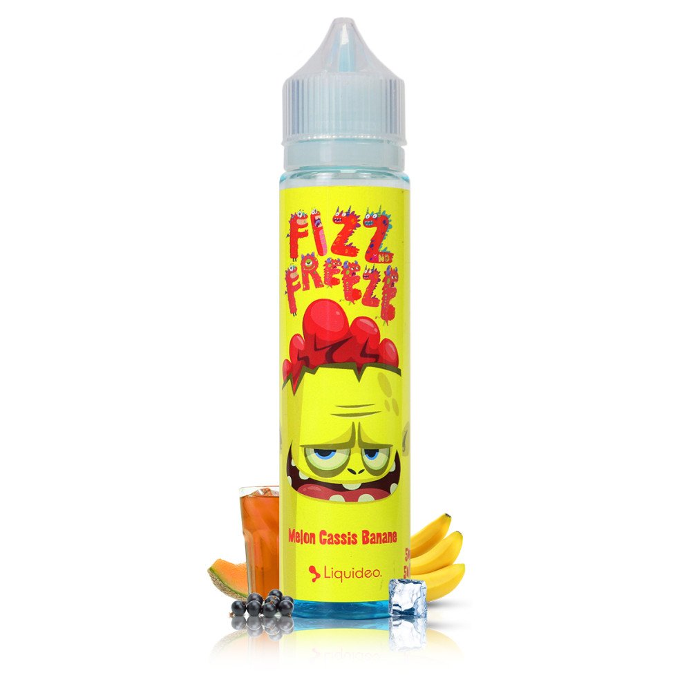 E-liquide Melon Cassis Banane 50ml Fizz and Freeze - Liquideo
