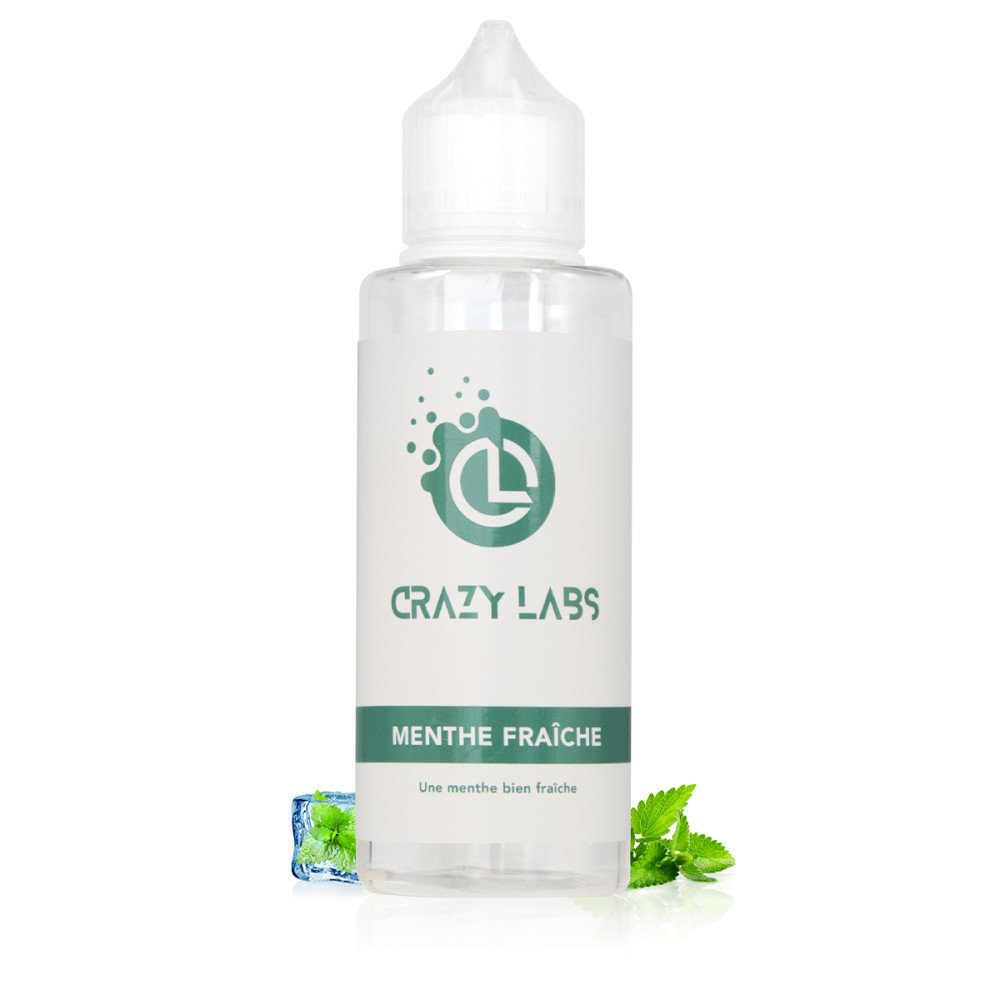 E-liquide Menthe Fraîche 100ml - Crazy Labs