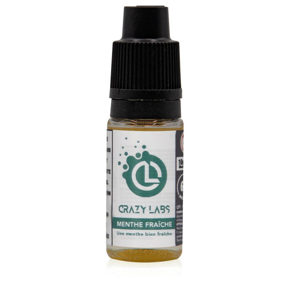 E-liquide Menthe Fraîche 10ml - Crazy Labs