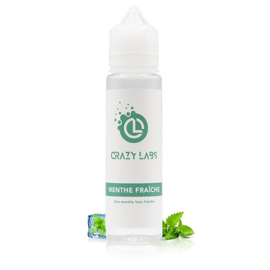 E-liquide Menthe Fraîche 50ml - Crazy Labs