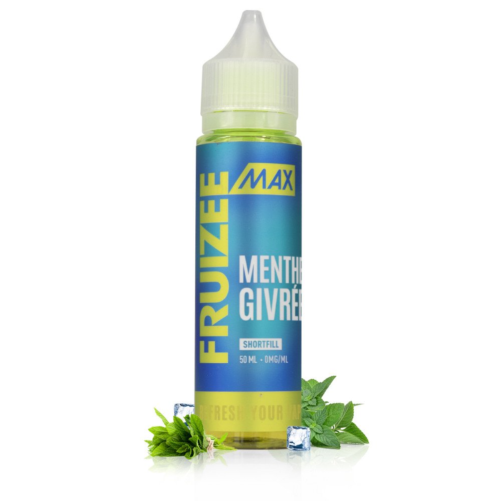 E-liquide Menthe Givrée 50ml Fruizee Max - Eliquid France