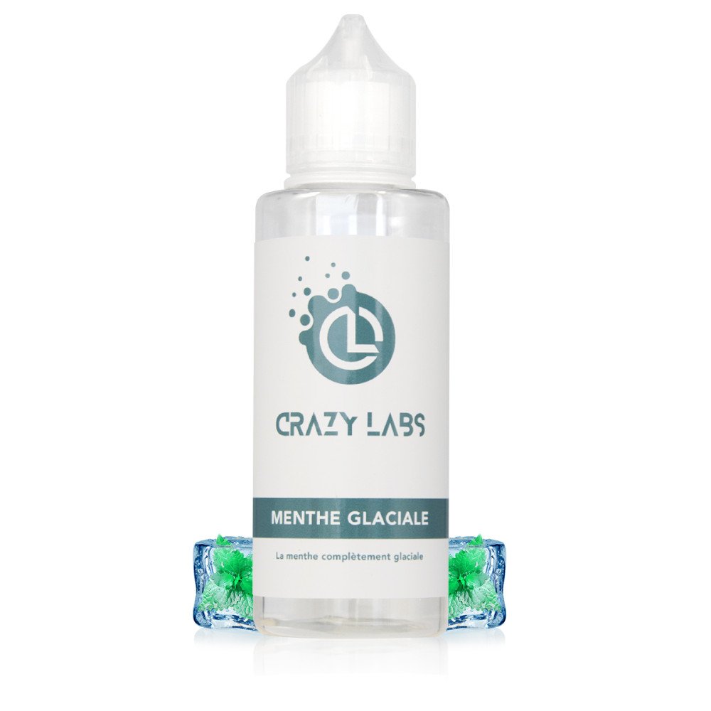 E-liquide Menthe Glaciale 100ml - Crazy Labs