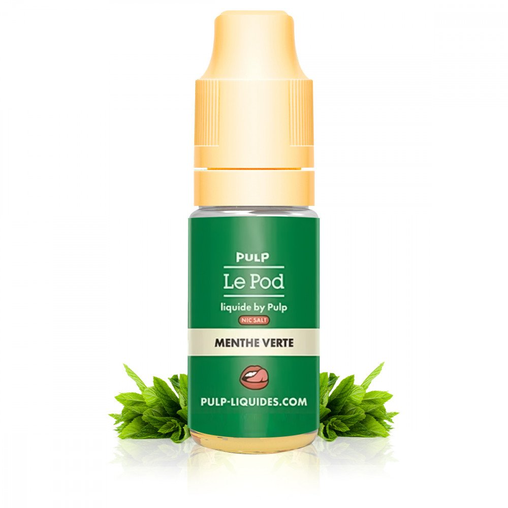 E-liquide Menthe Verte 10ml Le Pod Liquide - Pulp