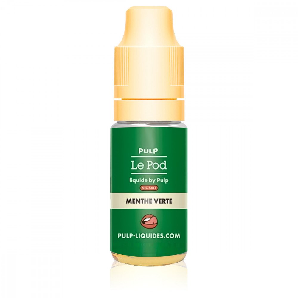 E-liquide Menthe Verte 10ml Le Pod Liquide - Pulp
