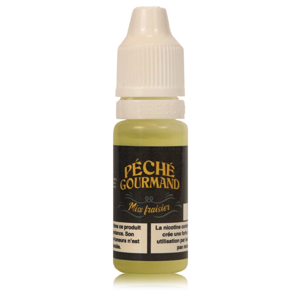 E-liquide Miss Fraisier Sel de Nicotine Péché Gourmand - O'Jlab