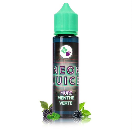 E-liquide Mûre Menthe Verte 50ml Néon Juice - Biarritz Lab
