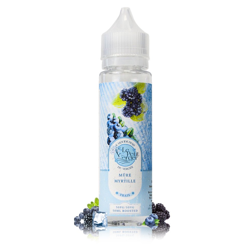 E-liquide Mûre Myrtille Frais 50ml Le Petit Verger - Savourea