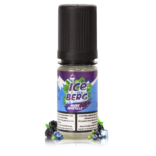 E-liquide Mûre Myrtille Sel de Nicotine Iceberg - O'Jlab