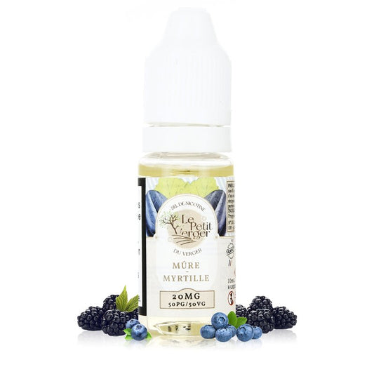 E-liquide Mûre Myrtille Sel de Nicotine Le Petit Verger - Savourea