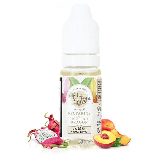 E-liquide Nectarine Fruit du dragon Sel de Nicotine Le Petit Verger - Savourea