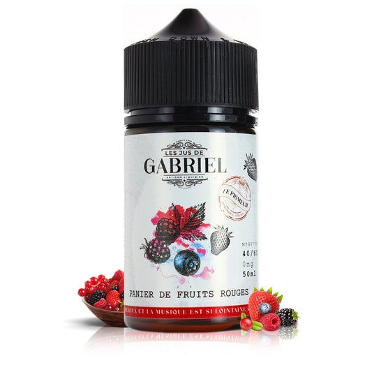 E-liquide Panier de Fruits Rouges 50ml Jus de Gabriel - Laboratoire H2O