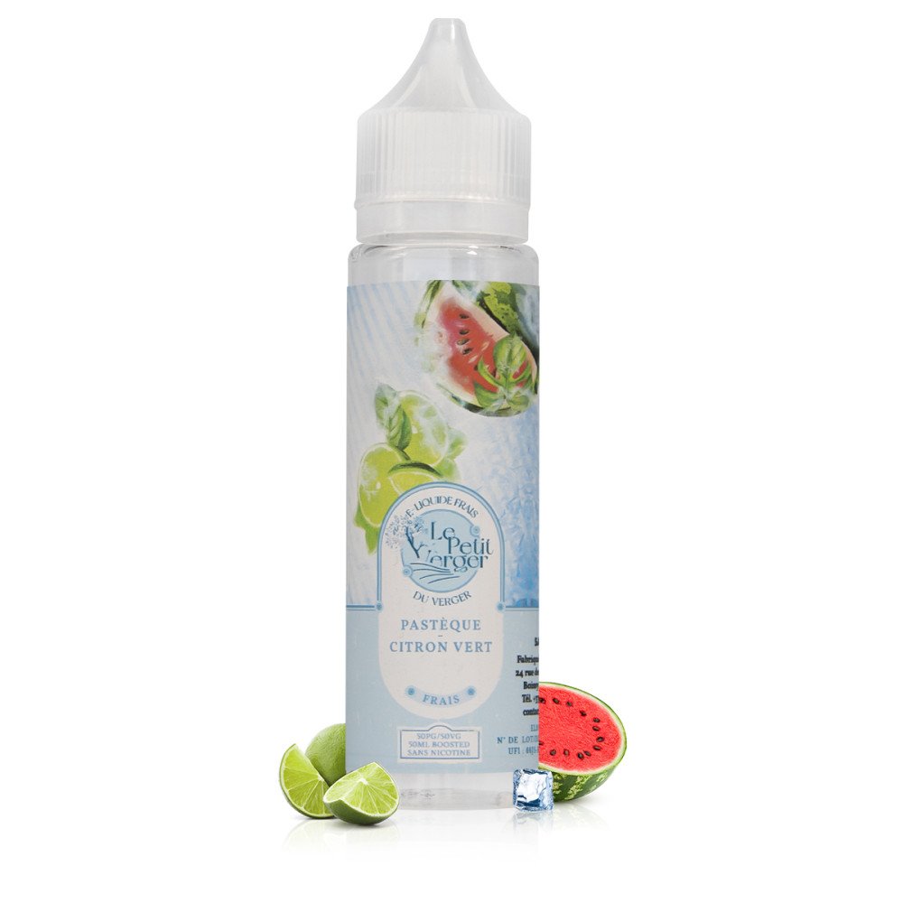 E-liquide Pastèque Citron Vert Frais 50ml Le Petit Verger - Savourea