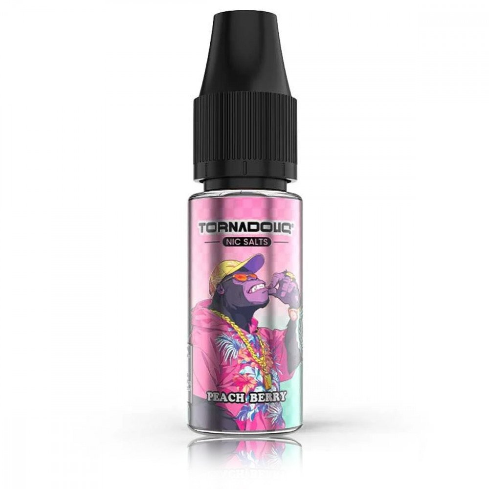 E-liquide Peach Berry 10ml Sel de Nicotine - Tornado