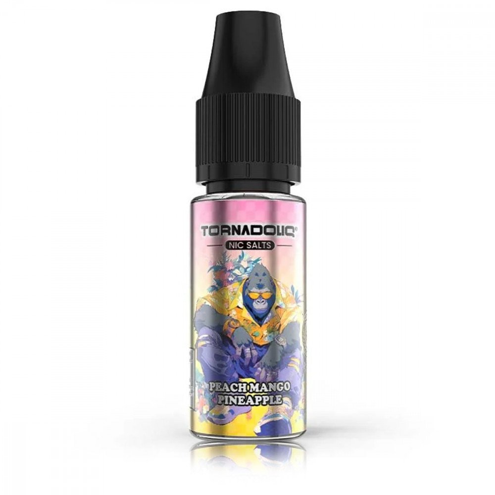 E-liquide Peach Mango Pineapple 10ml Sel de Nicotine - Tornado