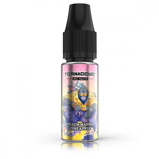E-liquide Peach Mango Pineapple 10ml Sel de Nicotine - Tornado