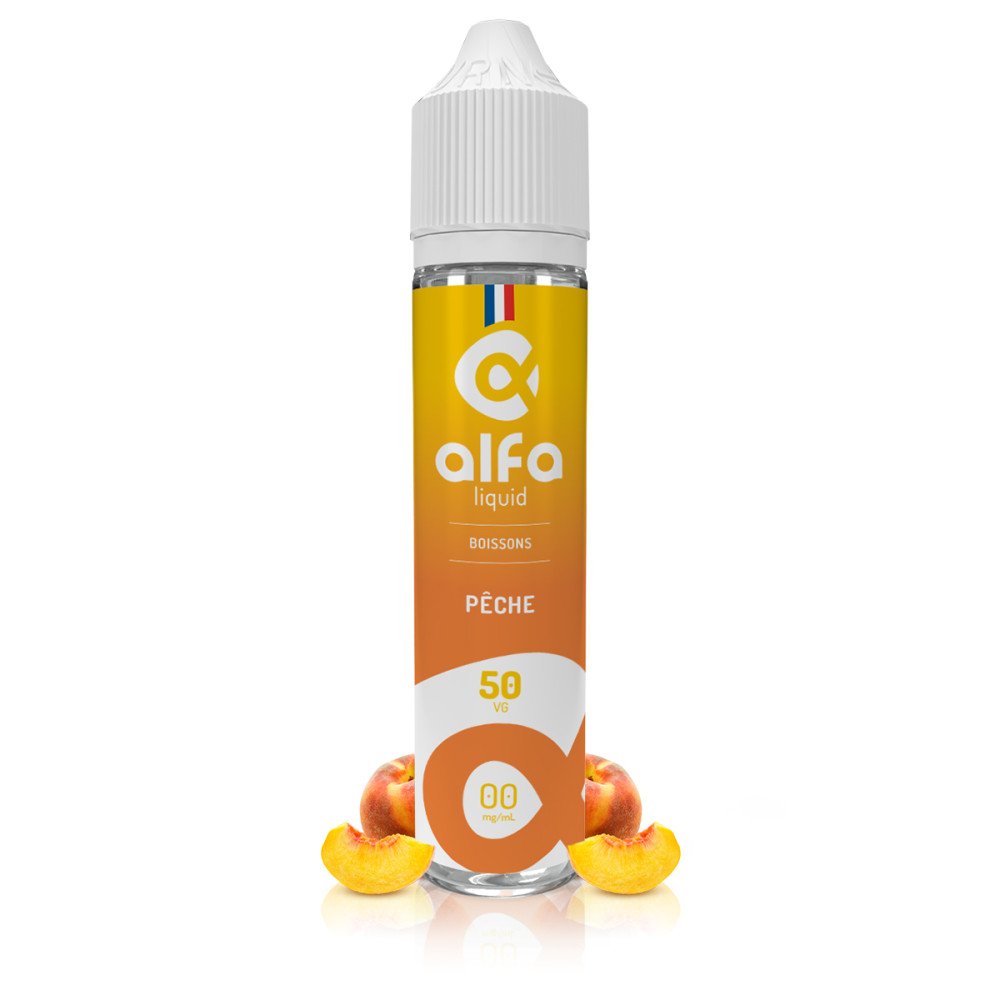 E-liquide Pêche 50ml - Alfaliquid