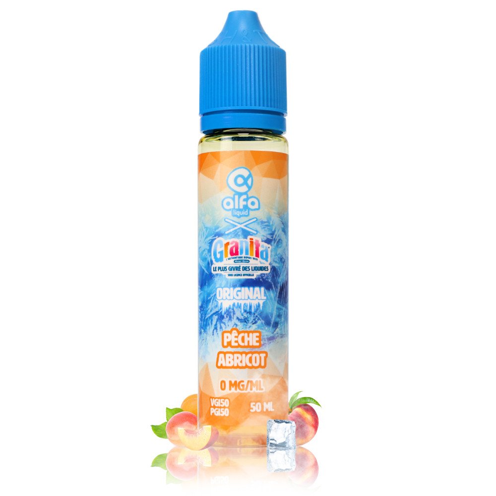 E-liquide Pêche Abricot 50ml Granita - Alfaliquid