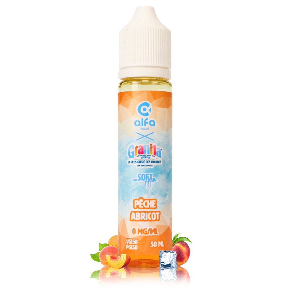 E-liquide Pêche Abricot 50ml Granita Soft - Alfaliquid
