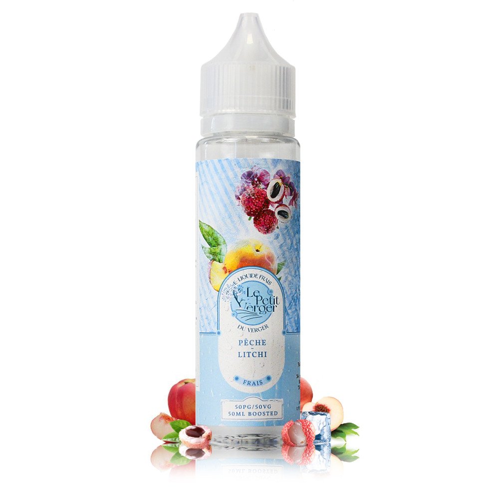 E-liquide Pêche Litchi Frais 50ml Le Petit Verger - Savourea