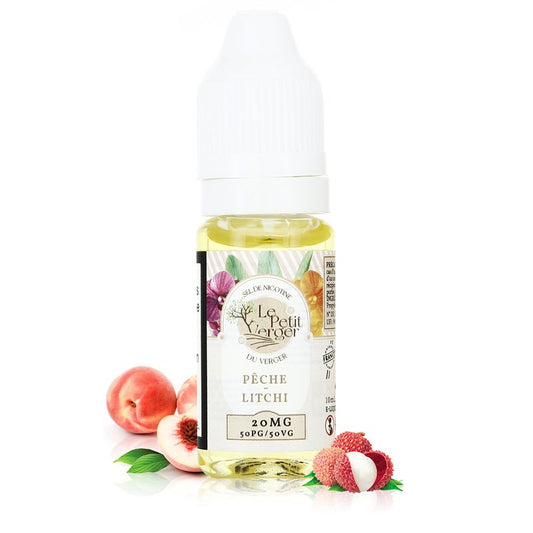 E-liquide Pêche Litchi Sel de Nicotine Le Petit Verger - Savourea