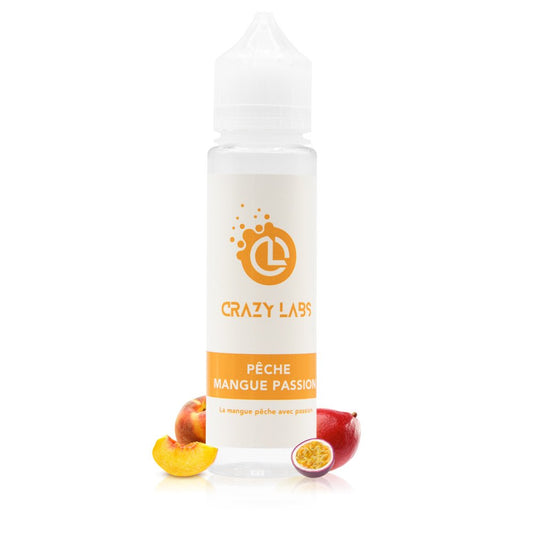 E-liquide Pêche Mangue Passion 50ml - Crazy Labs