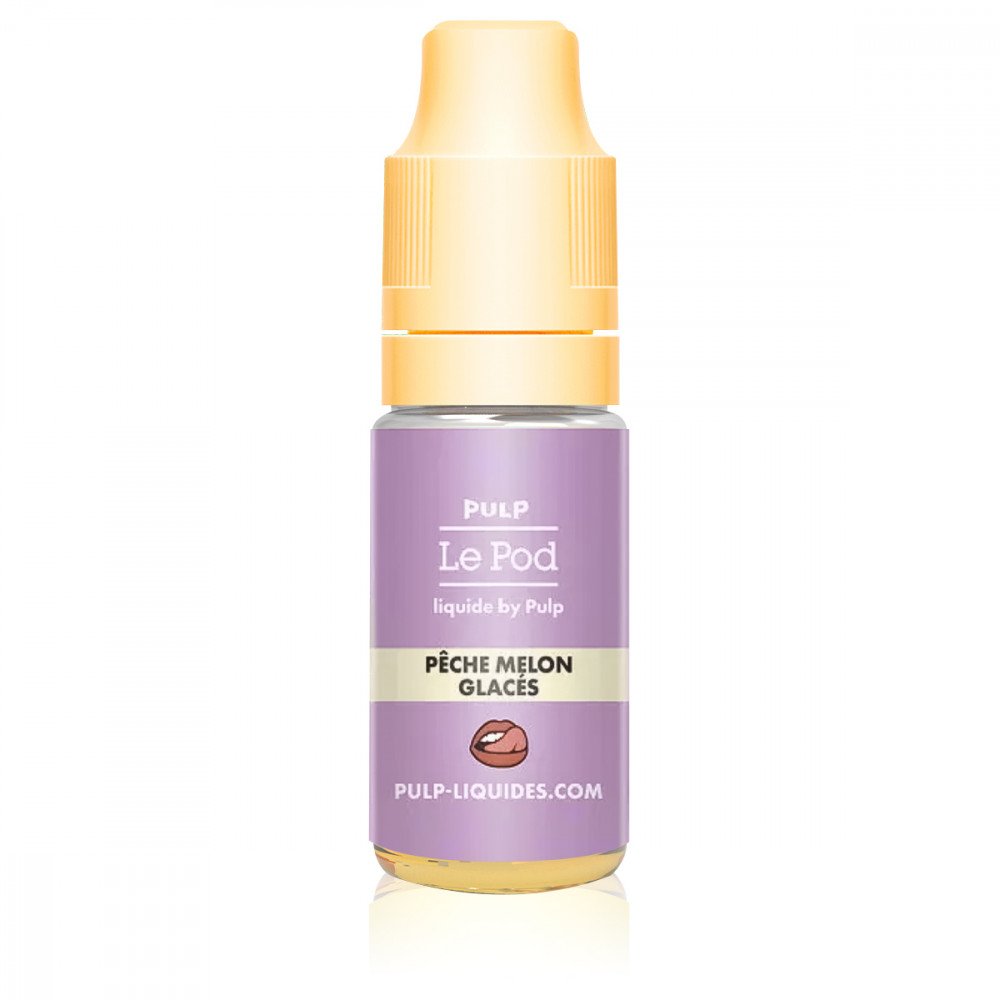 E-liquide Pêche Melon Glacés 10ml Le Pod Liquide - Pulp