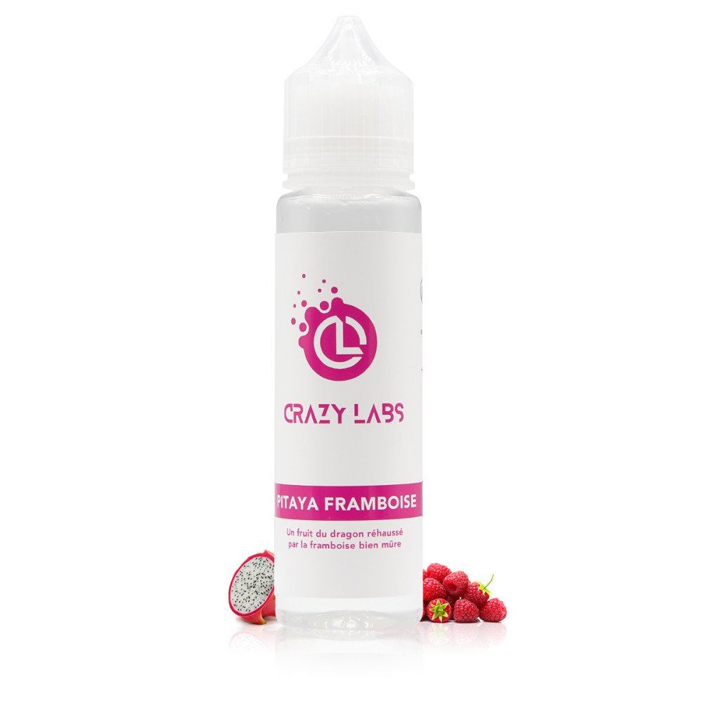 E-liquide Pitaya Framboise 50ml - Crazy Labs