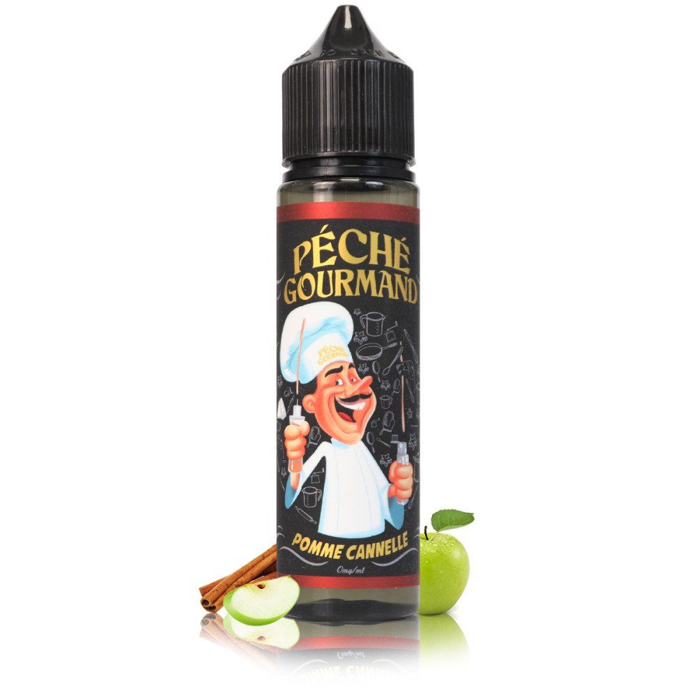 E-liquide Pomme Cannelle 50ml Péché Gourmand - O'Jlab