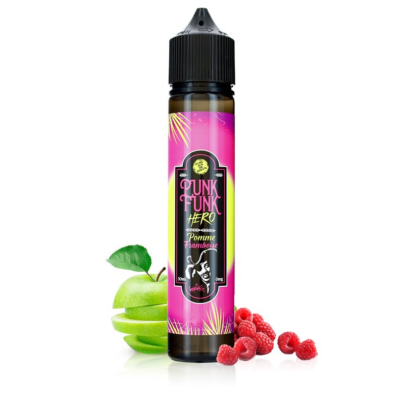 E-liquide Pomme Framboise 50ml - Punk Funk Hero