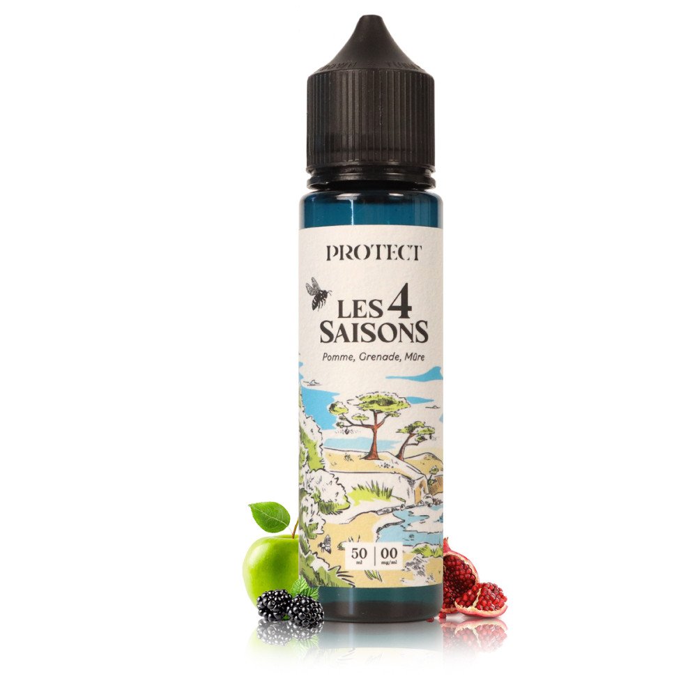 E-liquide Pomme Grenade Mûre 50ml Les 4 Saisons (L'Été) - Protect