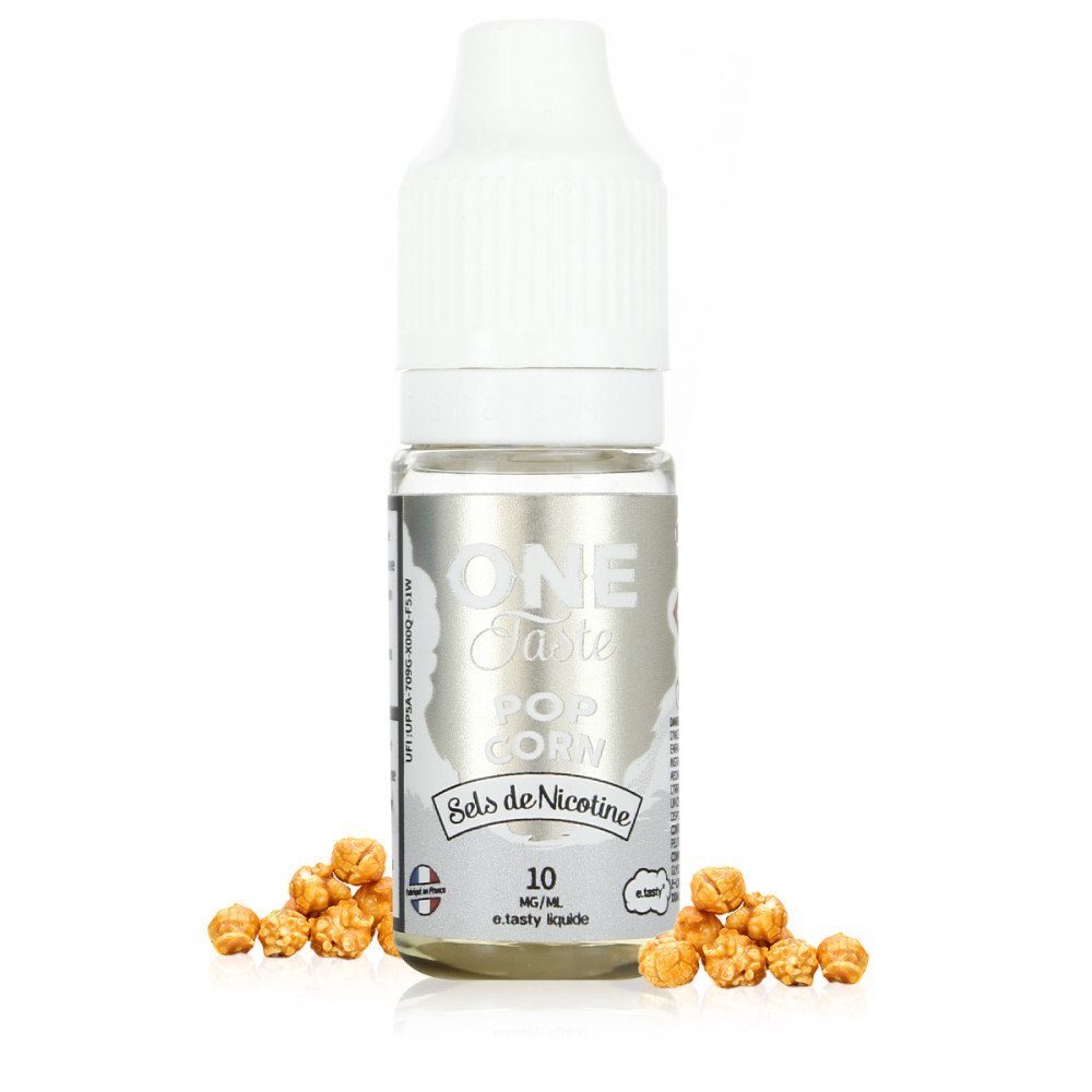 E-liquide Pop Corn Sels de Nicotine 10ml One Taste - E.Tasty