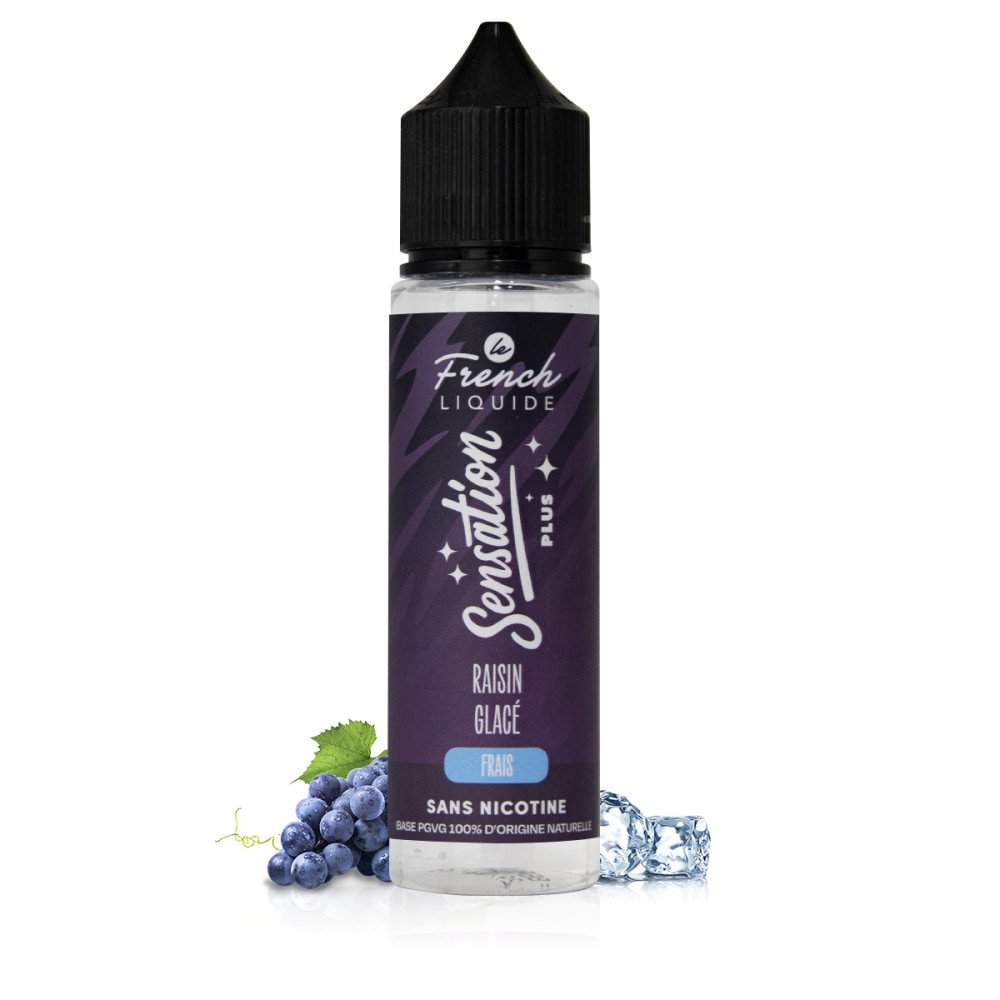 E-liquide Raisin Glacé 50ml Sensation - Le French Liquide