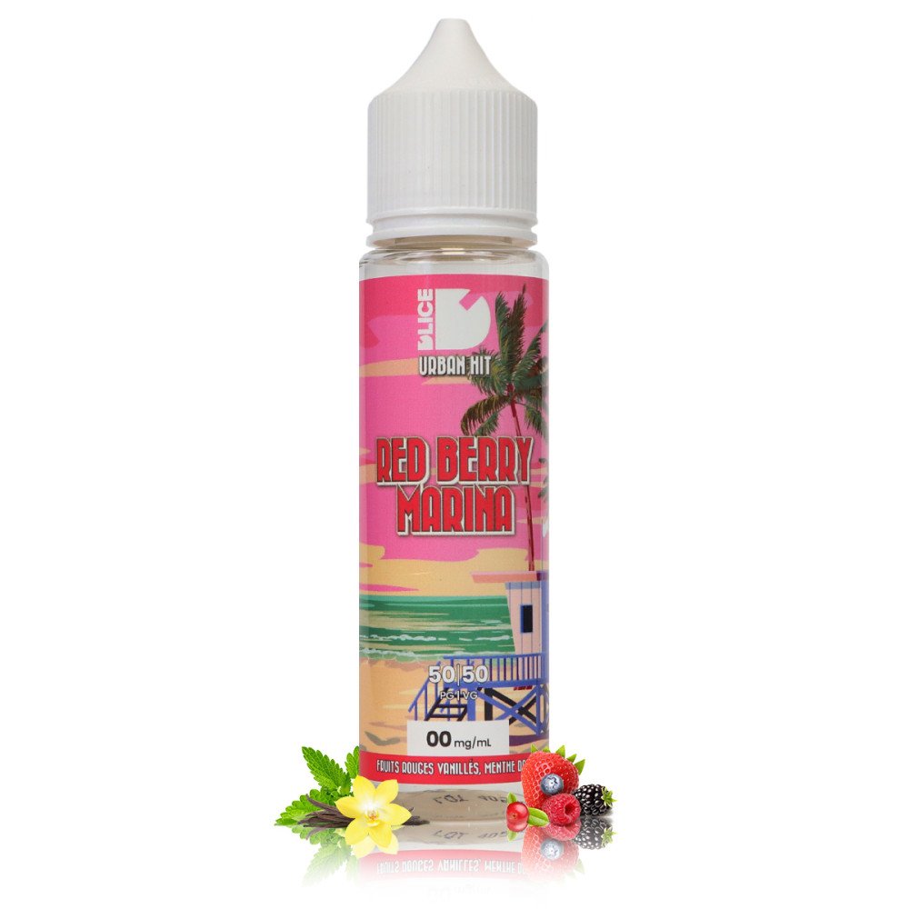 E-liquide Red Berry Marina 50ml Urban Hit - Dlice