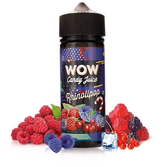 E-liquide Rhinolipop 100ml Wow Candy Juice - Made In Vape