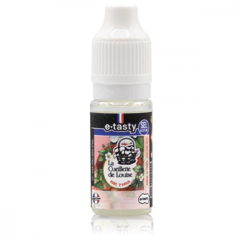 E-liquide Rubis d'Amour Sel de Nicotine 10ml La Cueillette de Louise - E.Tasty