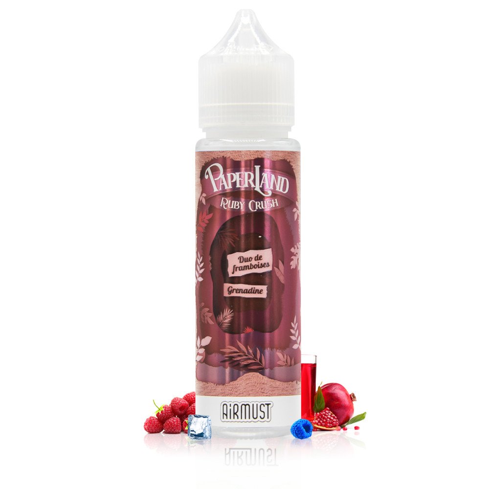 E-liquide Ruby Crush 60ml Paperland - Airmust