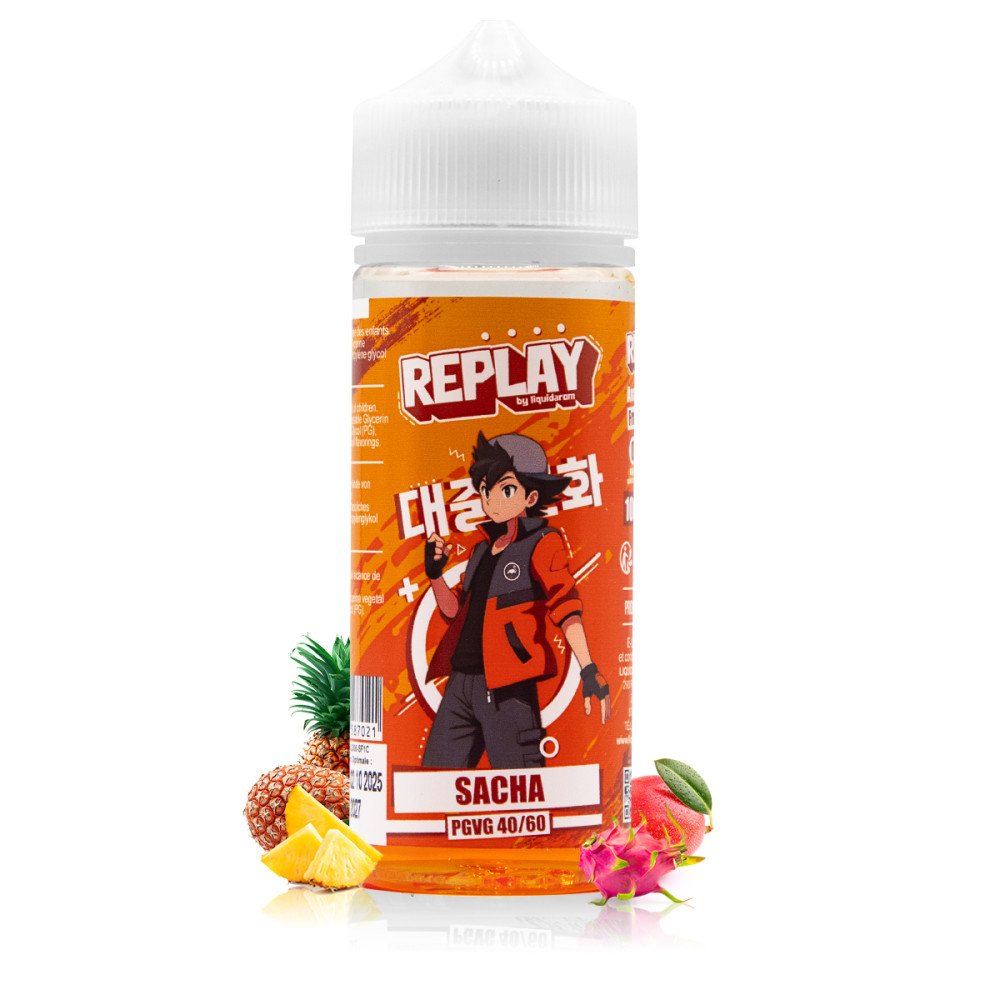 E-liquide Sacha 100ml Replay - LiquidArom
