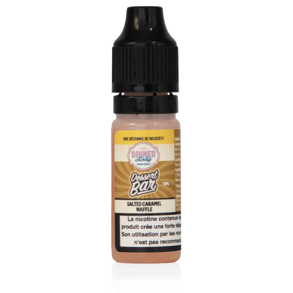 E-liquide Salted Caramel Waffle Sel de Nicotine Dessert Bar - Dinner Lady