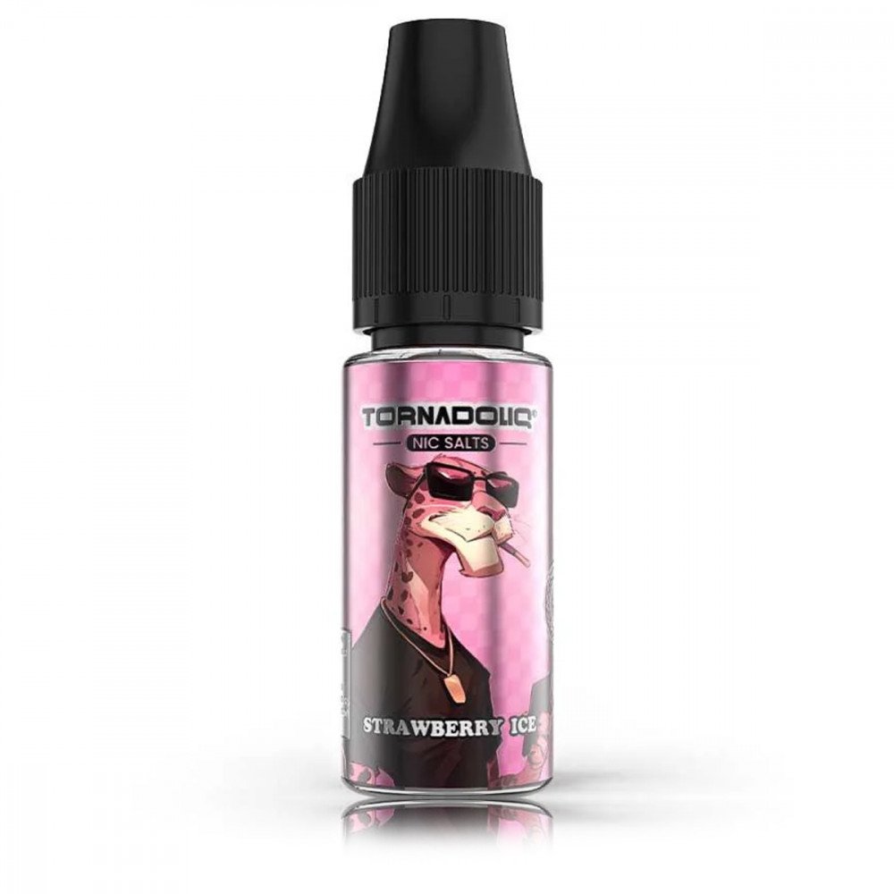 E-liquide Strawberry Ice 10ml Sel de Nicotine - Tornado