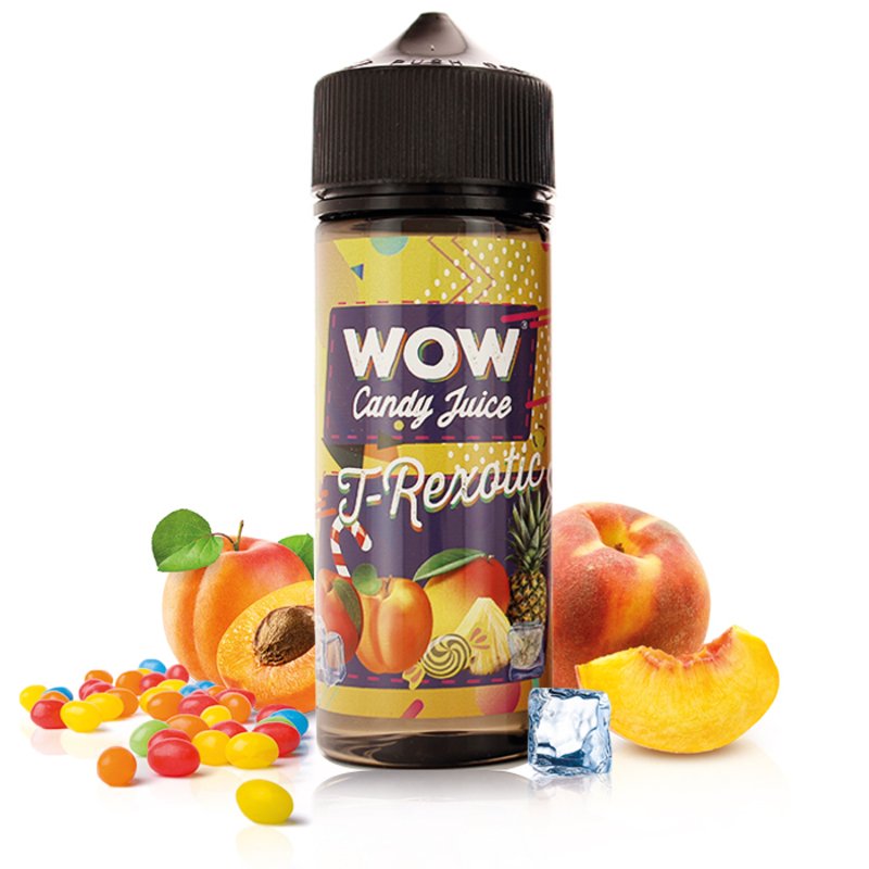 E-liquide T-Rexotic 100ml Wow Candy Juice - Made In Vape