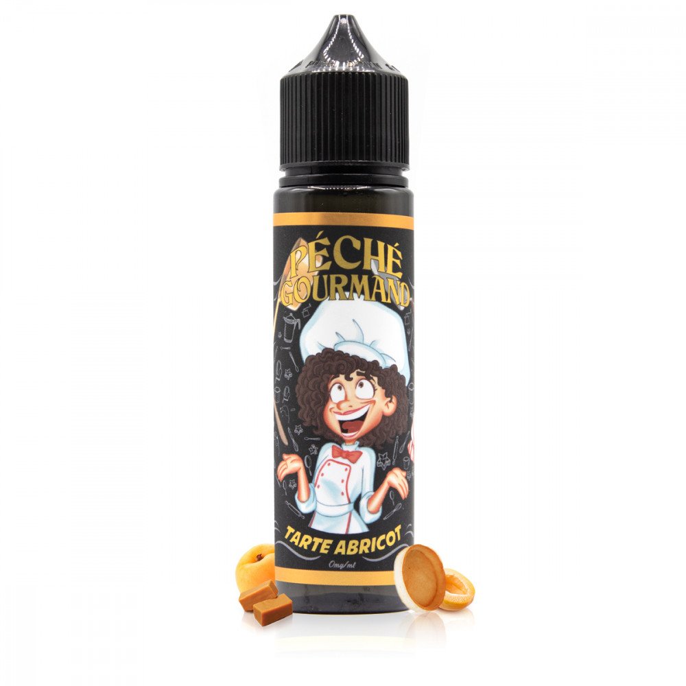 E-liquide Tarte Abricot 50ml Péché Gourmand - O'Jlab