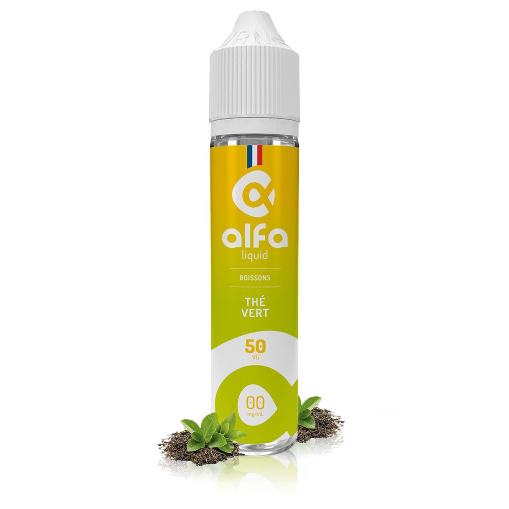 E-liquide Thé Vert 50ml - Alfaliquid