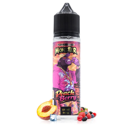 E-liquide Peach Berry 50ml Monster - Tornadoliq